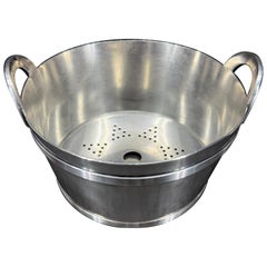 Mid-Century Silver Plate Eiskübel Kaviar Schale Server mit Griffen