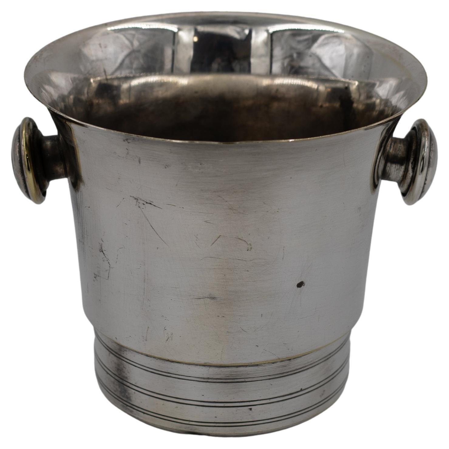 Mid-Century Silver-Plated Champagne or Wine Cooler