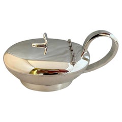 Mid Century Silver Plated Gio Ponti Parmesan Serving Bowl, for Krupp Milano