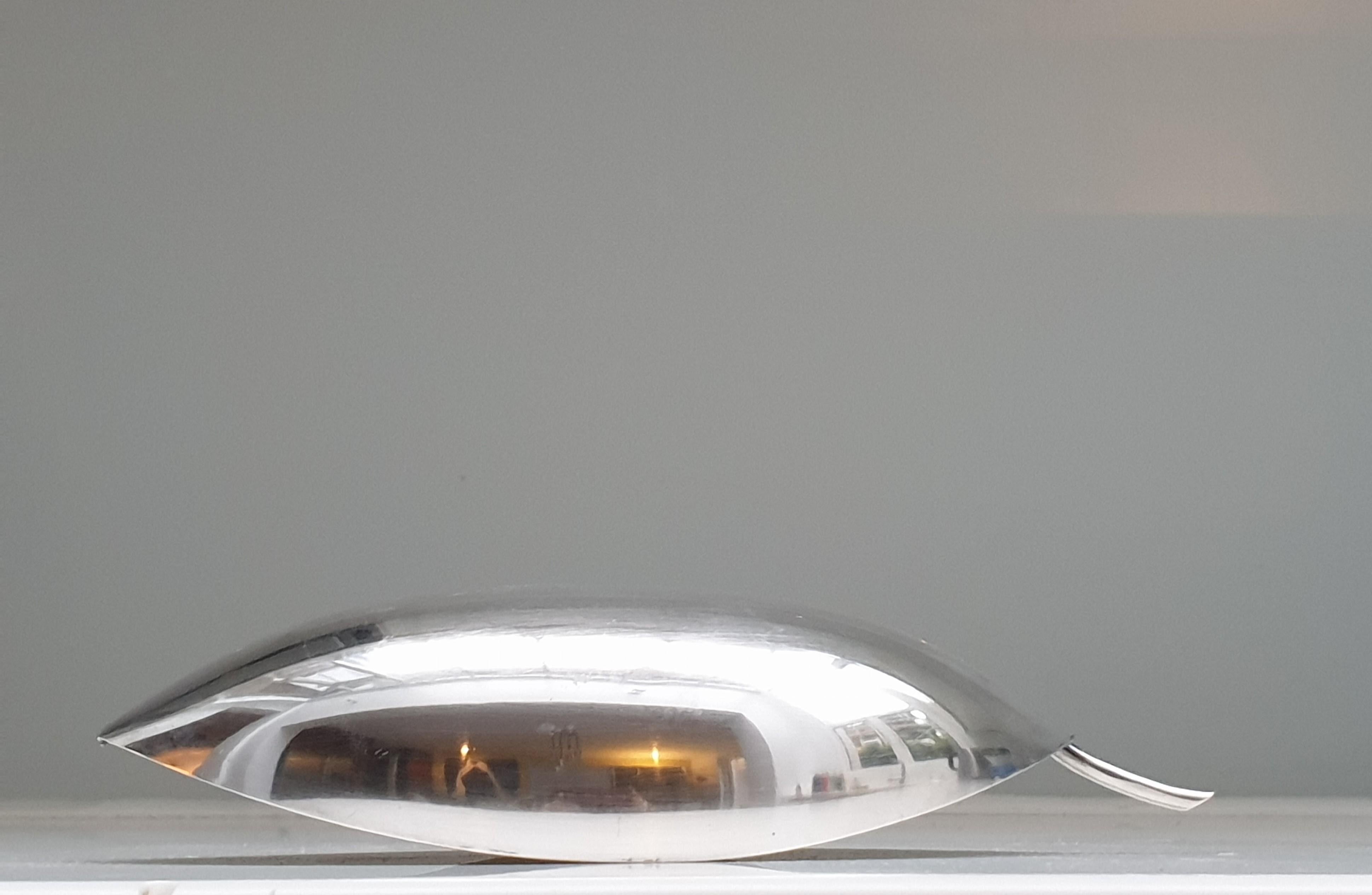 Bol à feuilles en métal argenté de Christofle, France État moyen - En vente à London, GB
