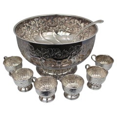Set di ciotole da pranzo placcate in argento di metà secolo di The Sheffield Silver Co.