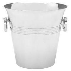 Mid century silver plated wine cooler or champagne bucket - made circa 1960