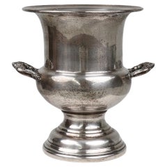 Versilberter Champagnerkübel aus der Mitte des Jahrhunderts, Frankreich ca. 1900