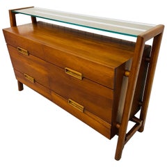 Mid-Century Silvio Cavatorta Style Sculptural Floating Dresser