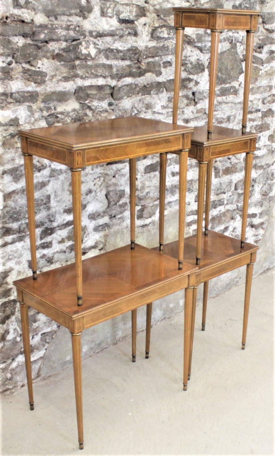 Mid Century Simon Loscertales Bona Neoclassical Revival Styled Nesting Table Set 11