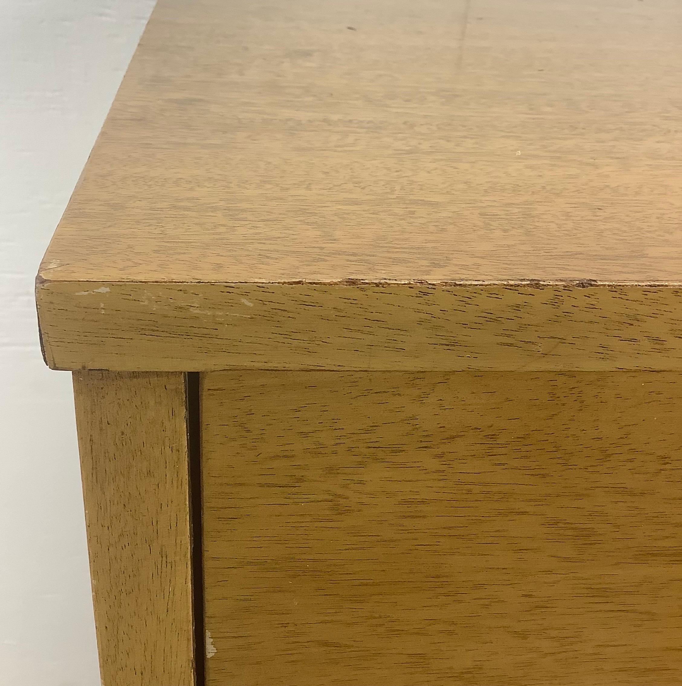 Mid-Century “Simplex” Three Drawer Dresser or Nightstand by Kent Coffey For Sale 5