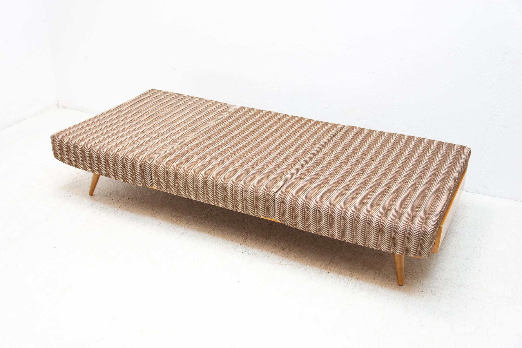 Mid Century Single Bed by František Jirák for Tatra Nábytok, 1970´s 5