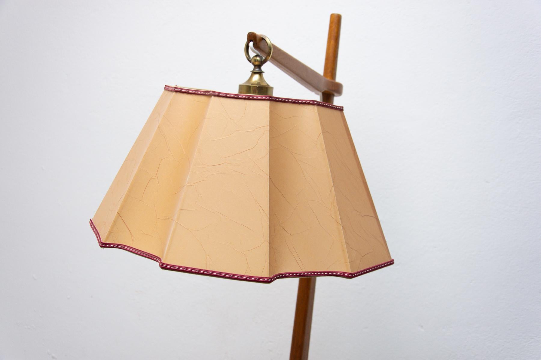 Mid Century Single Floor Lamp from Krasna Jizba, 1950´s, Czechoslovakia 6