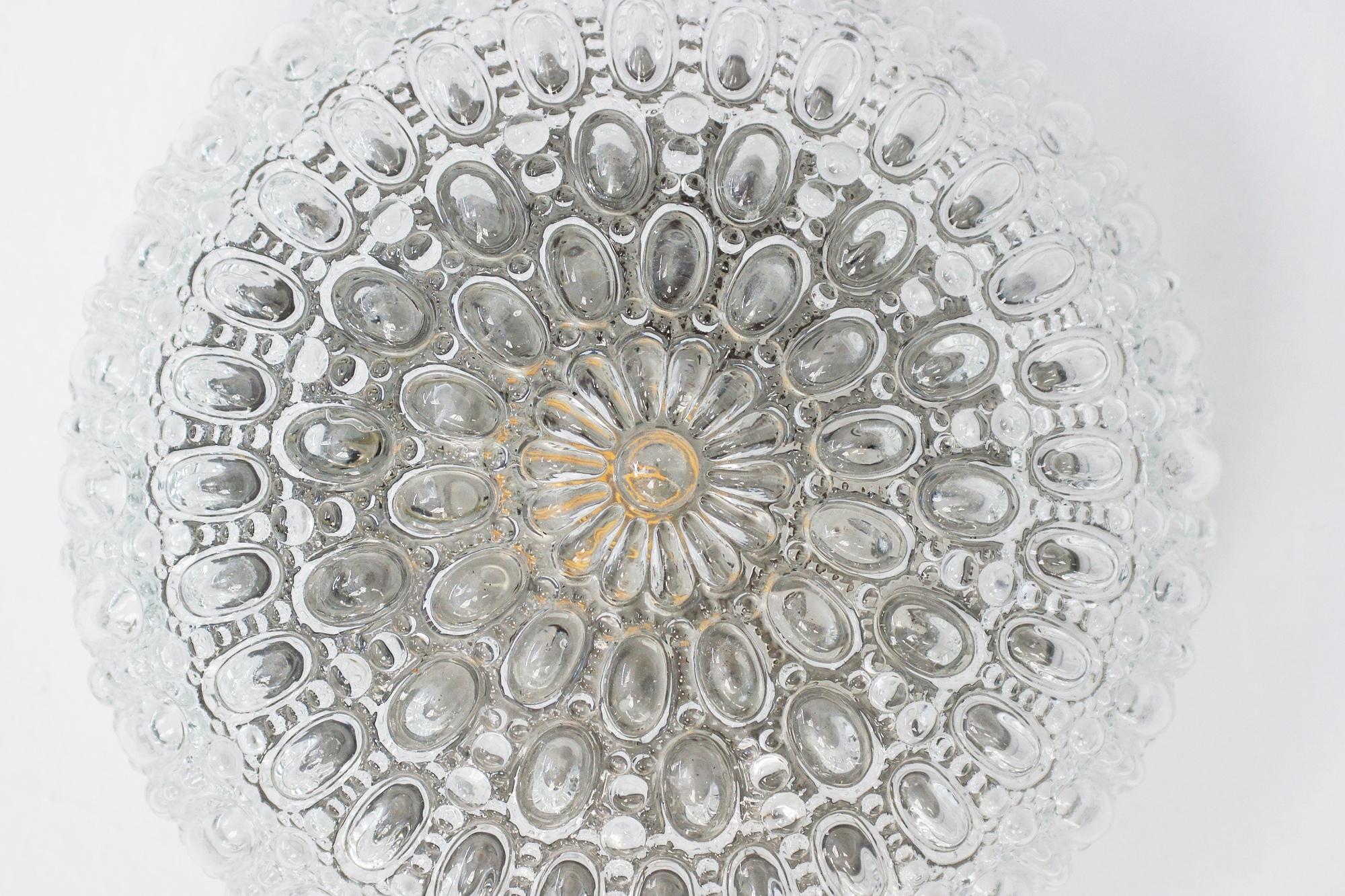 Mid-Century Sirius Sconce by Helena Tynell for Glashütte Limburg, 1970s en venta 1