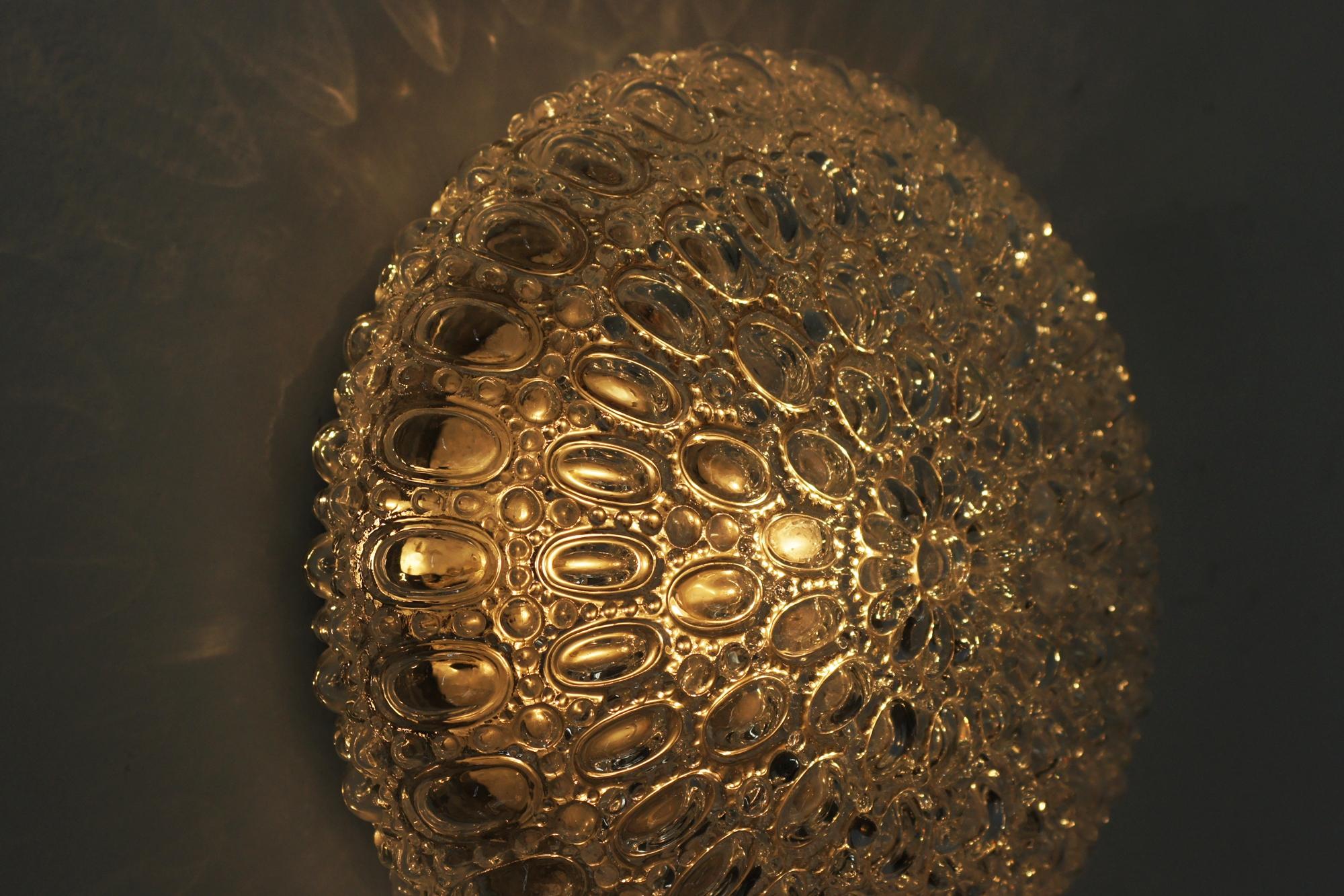 Mid-Century Sirius Sconce by Helena Tynell for Glashütte Limburg, 1970s en venta 3