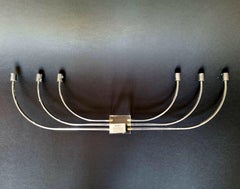 Mid Century Six Arm Candelholder by Bizet, Belgium 70s