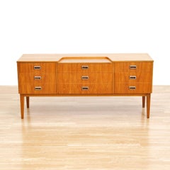 Mid Century Six Drawer Teak Dresser