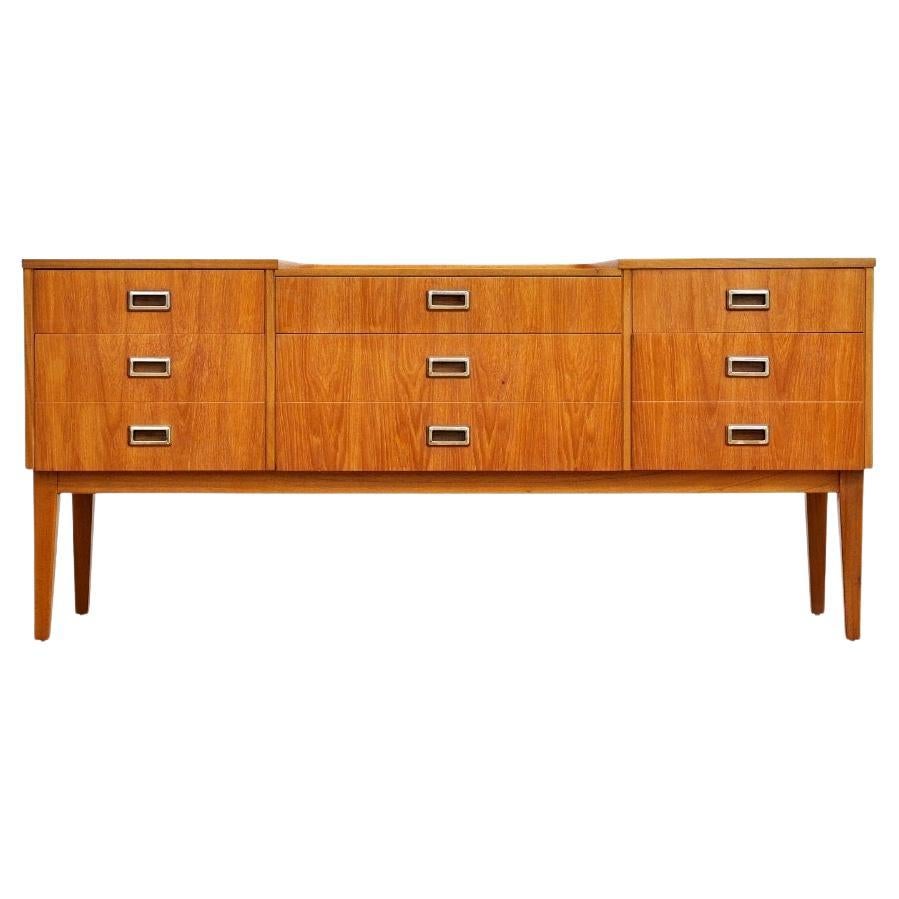 Mid Century Six Drawer Teak Dresser