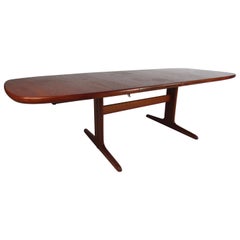 Midcentury Skovby Danish Teak Dining Table