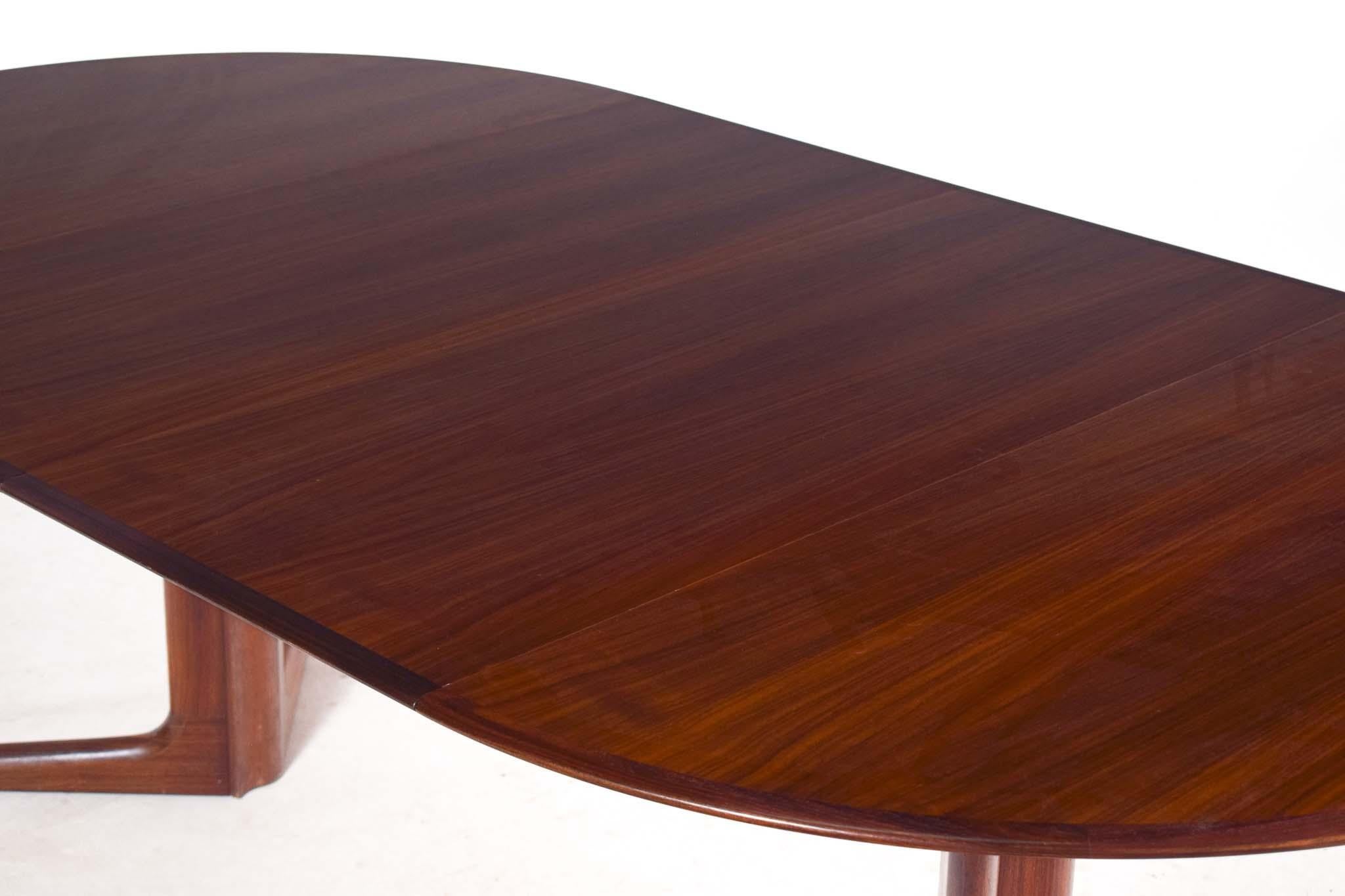 Mid-Century Skovby Rosewood Round Dining Table, 1960s 2