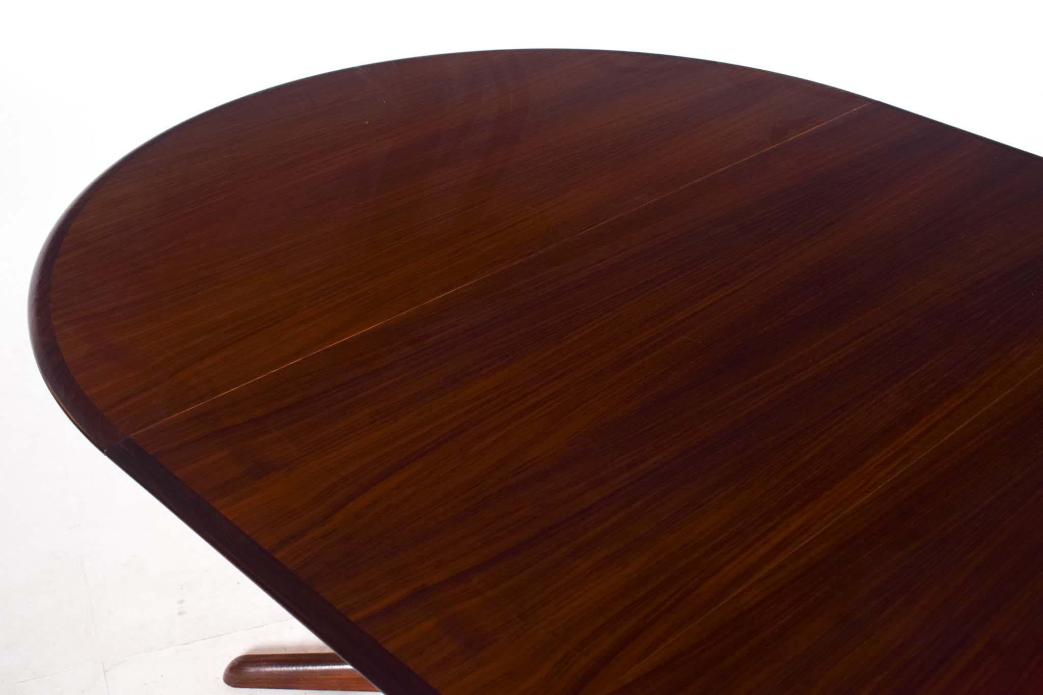 Mid-Century Skovby Rosewood Round Dining Table, 1960s 3