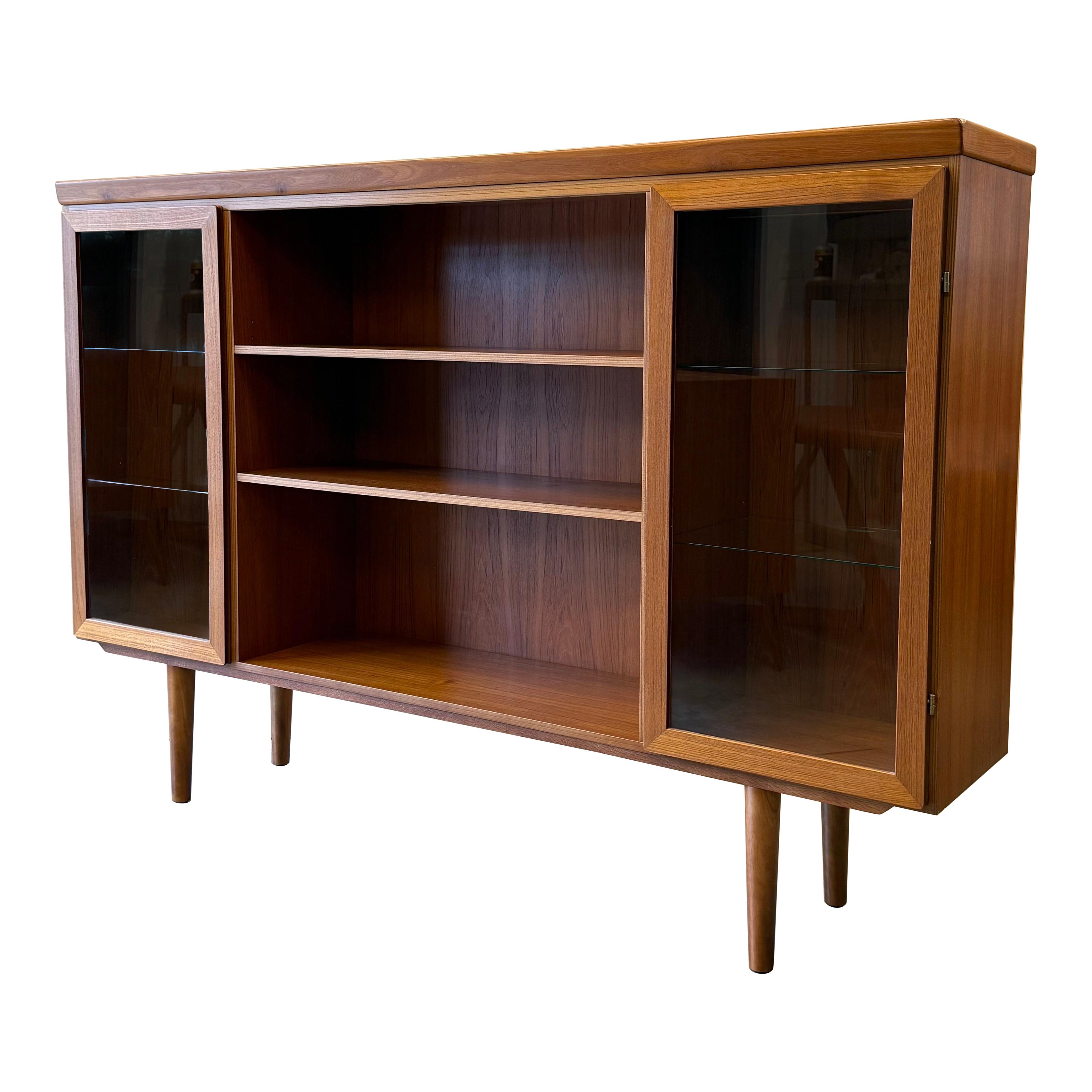 Mid-Century Skovby Teak and Glass Cabinet