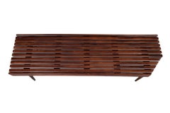 Mid-Century Slat Bench Coffee Table George Nelson Style