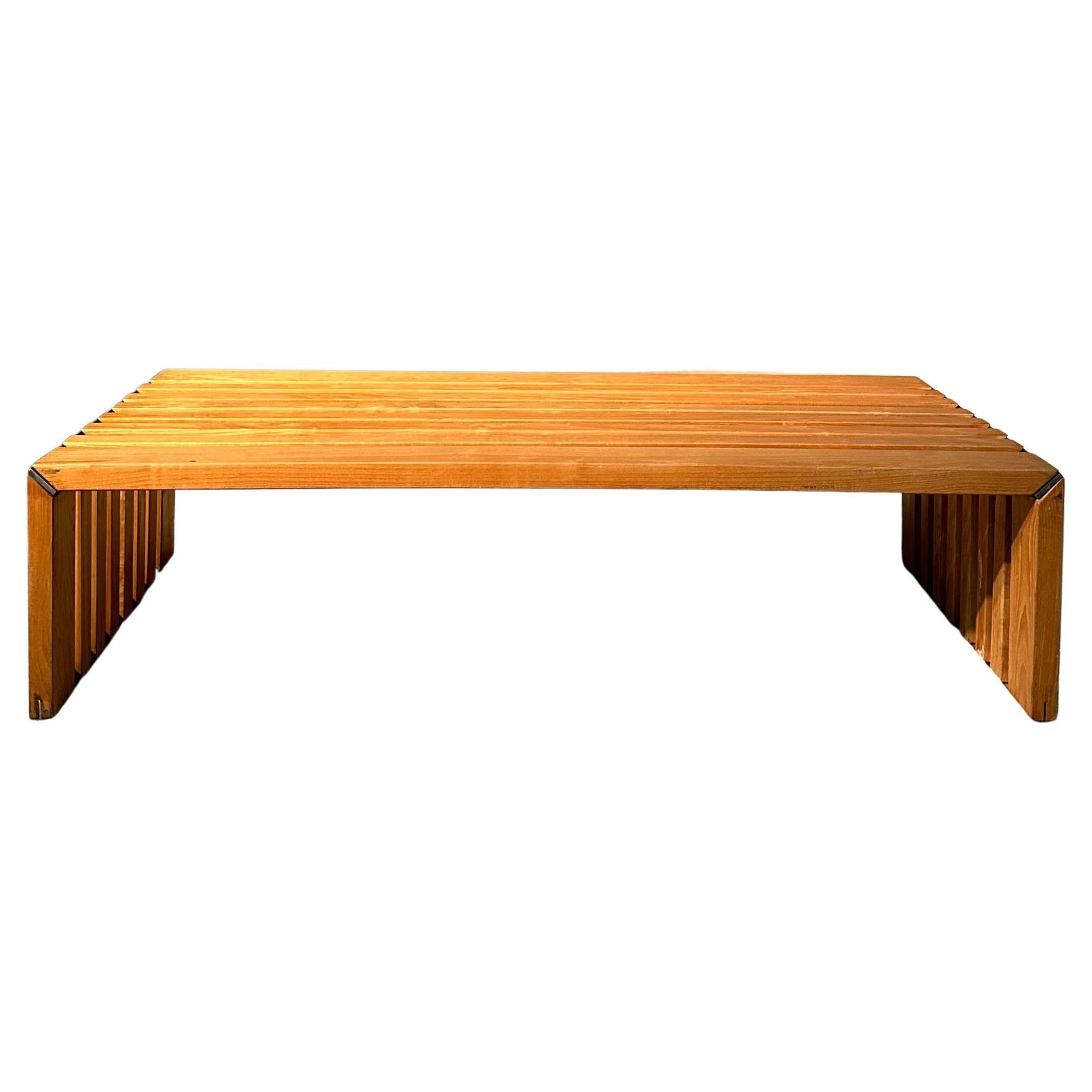 Mid-century slatbench  by Walter Antonis for Spectrum mid 70's For Sale