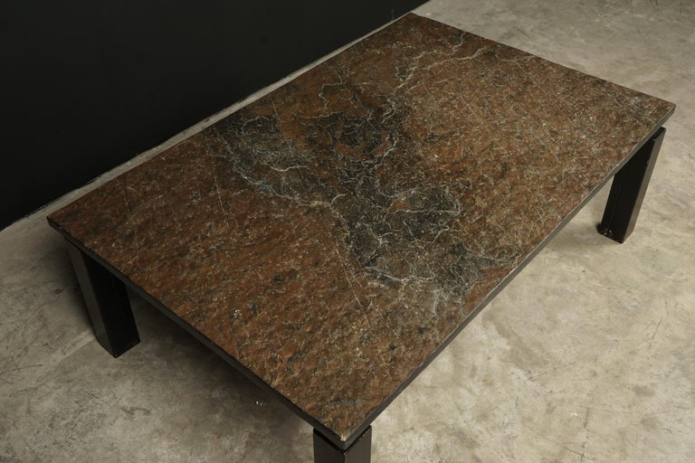 Vintage Slate Coffee Table from the Netherlands, circa 1960 at 1stDibs