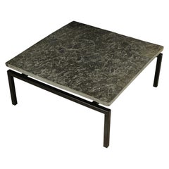 Vintage Mid Century Slate Coffee Table, Holland, Circa 1960