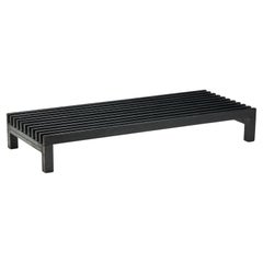 Retro Mid-Century Slatted Bench or Coffee Table, France, 1960s