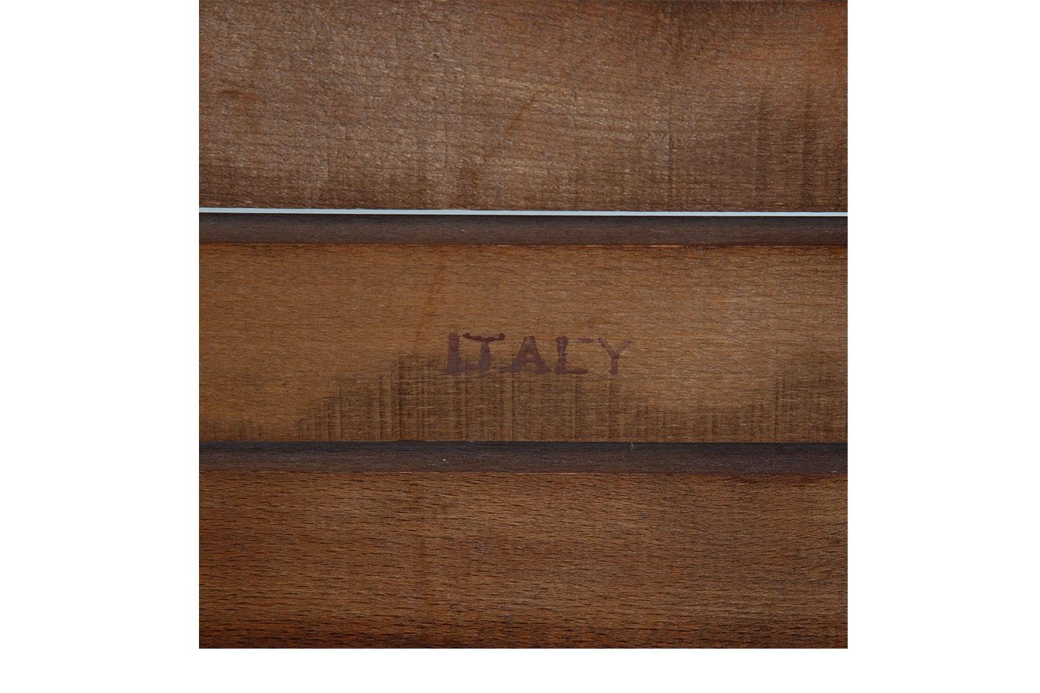 Legno Panche in legno a doghe del metà del secolo scorso Tavoli laterali in stile George Nelson Coppia in vendita