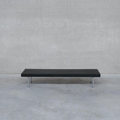 Mid Century Slatted Wooden Bench or Coffee Table