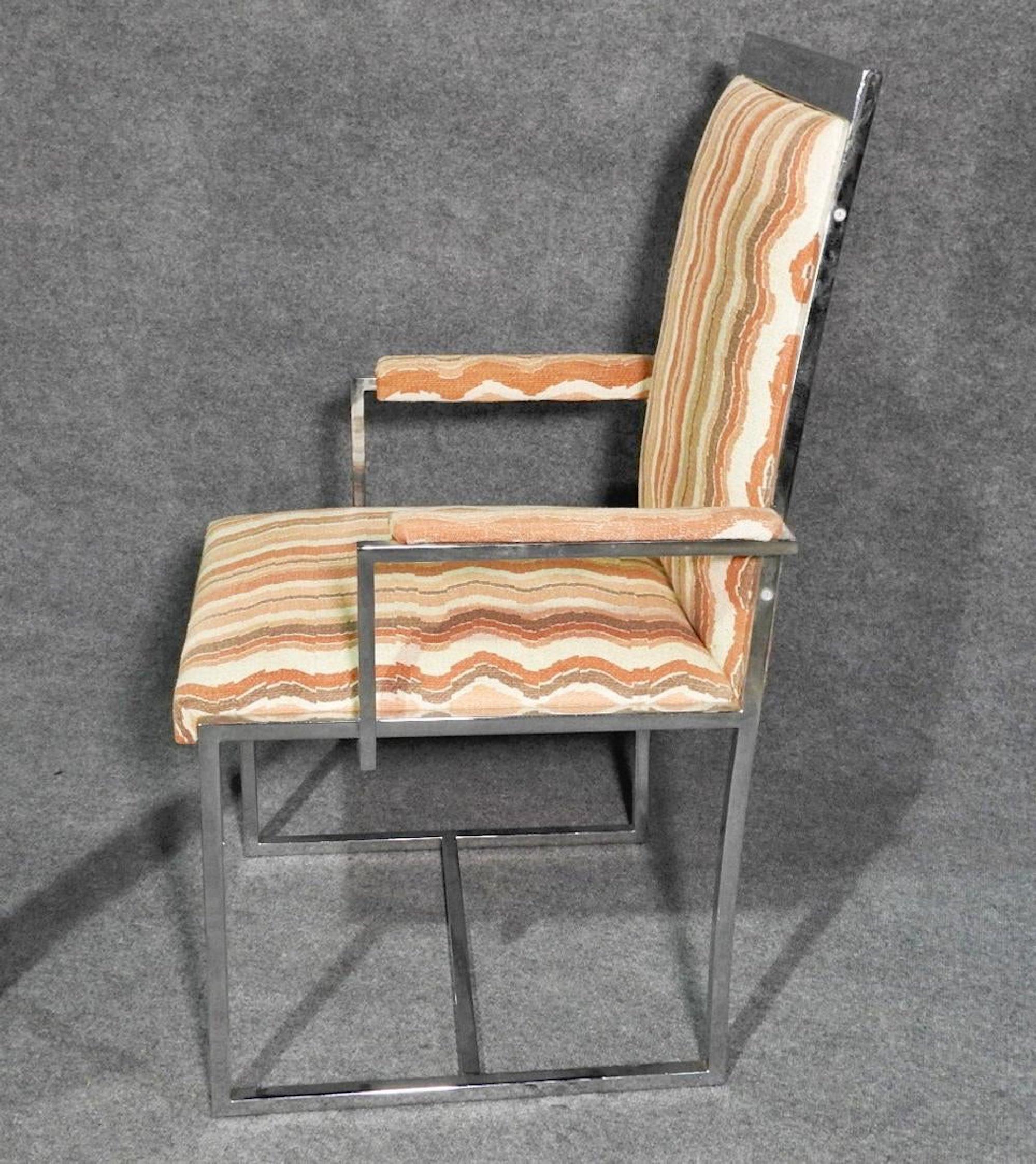 Mid-Century Modern Midcentury Sleek Dining Chairs For Sale