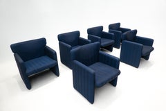 Mid-Century Sliding Conference Armchair by Luigi Caccia Dominioni for Azucena