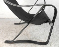 Mid-century Sling Lounge Chair by Salvatore Bevelacqua for McKay Craft
