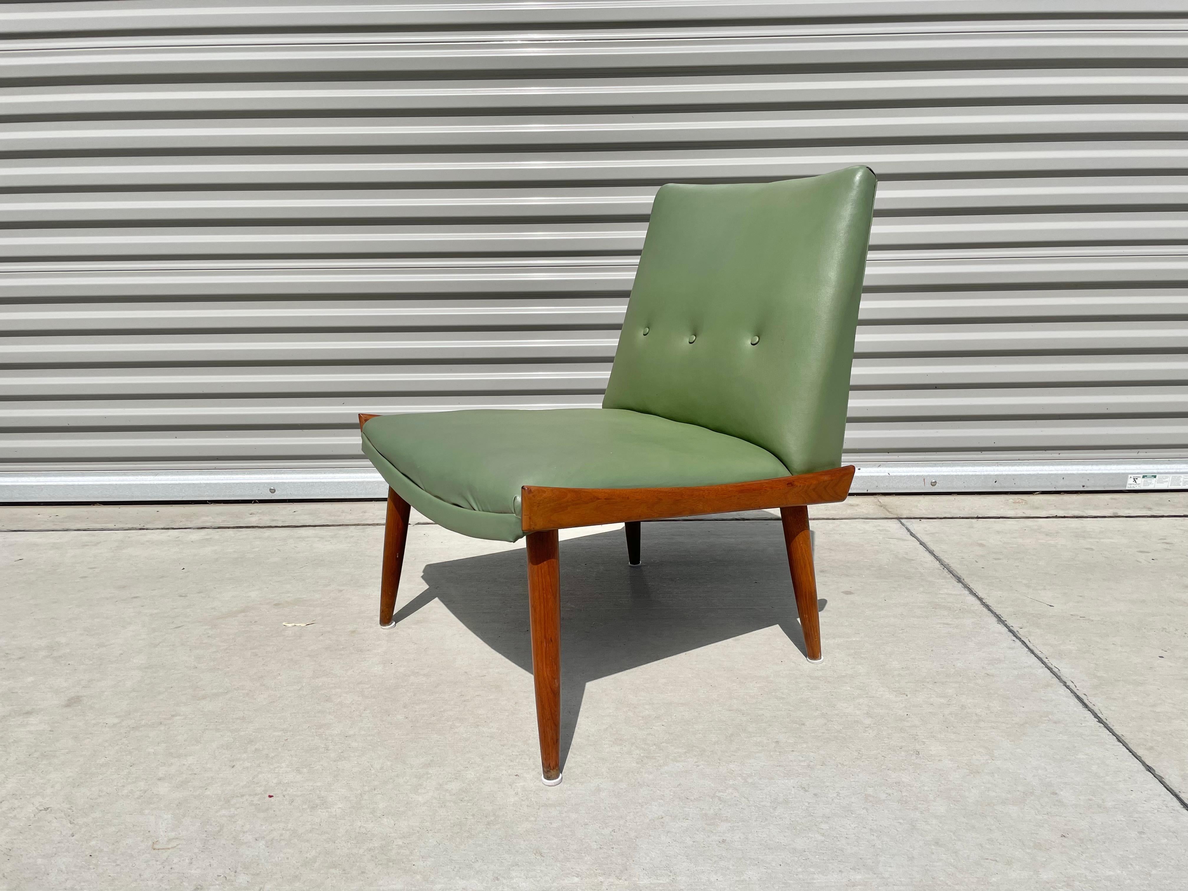 Mid-20th Century Midcentury Slipper Chairs by Kroehler Mfg Co.