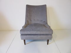Midcentury Slipper Chairs in the Style of Heritage Henredon