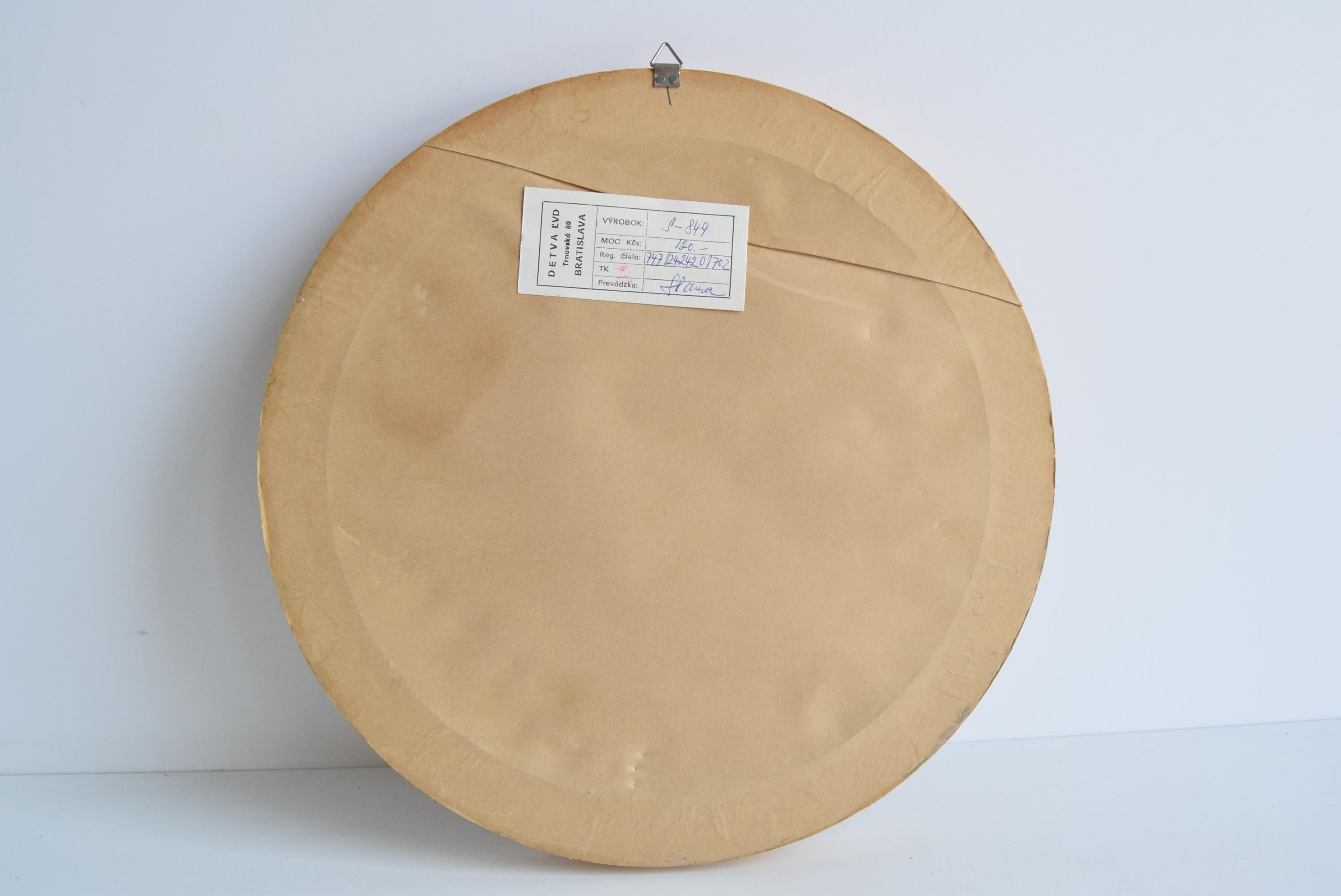 Fin du 20e siècle Miroir mural tchèque du milieu du siècle dernier, 1970 en vente