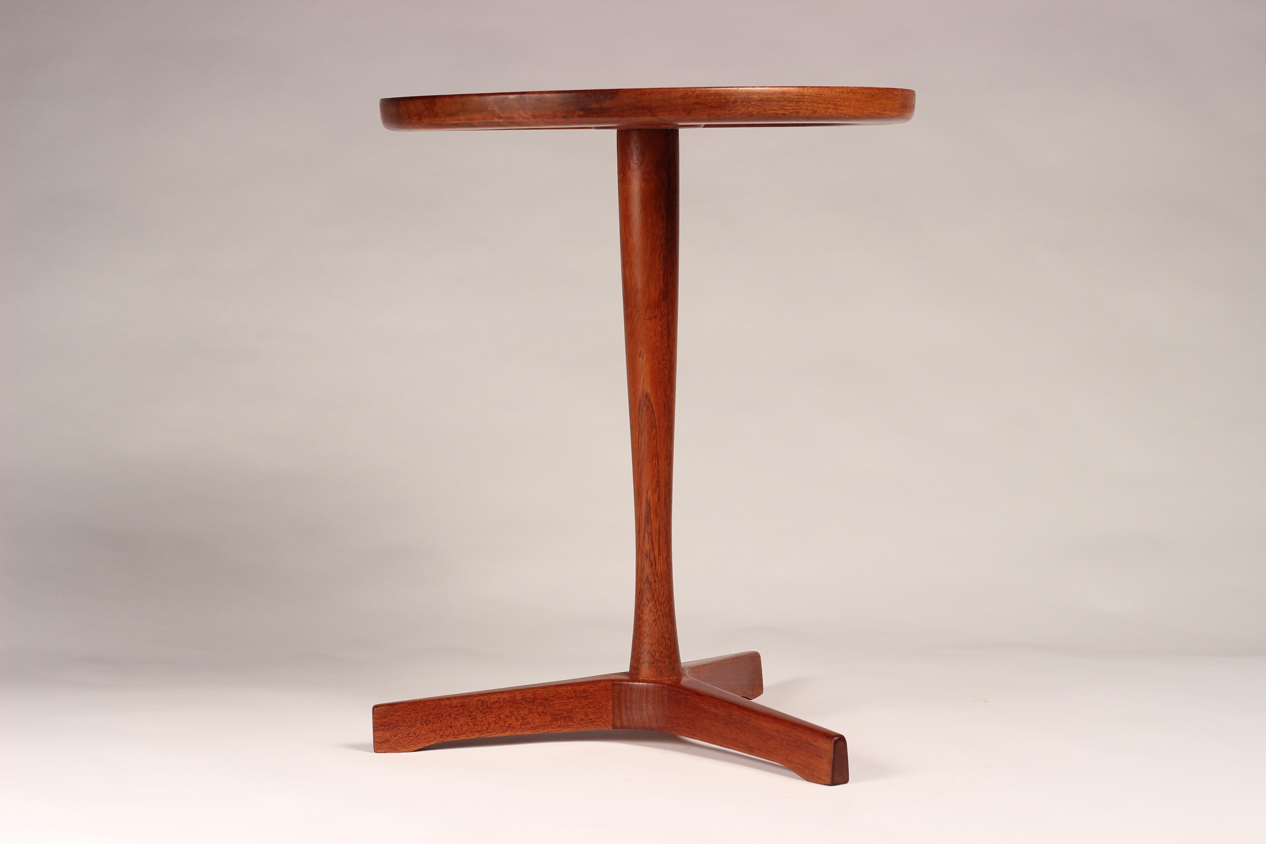 Scandinavian Modern Danish Teak Side Table Designed by Hans Andersen 5