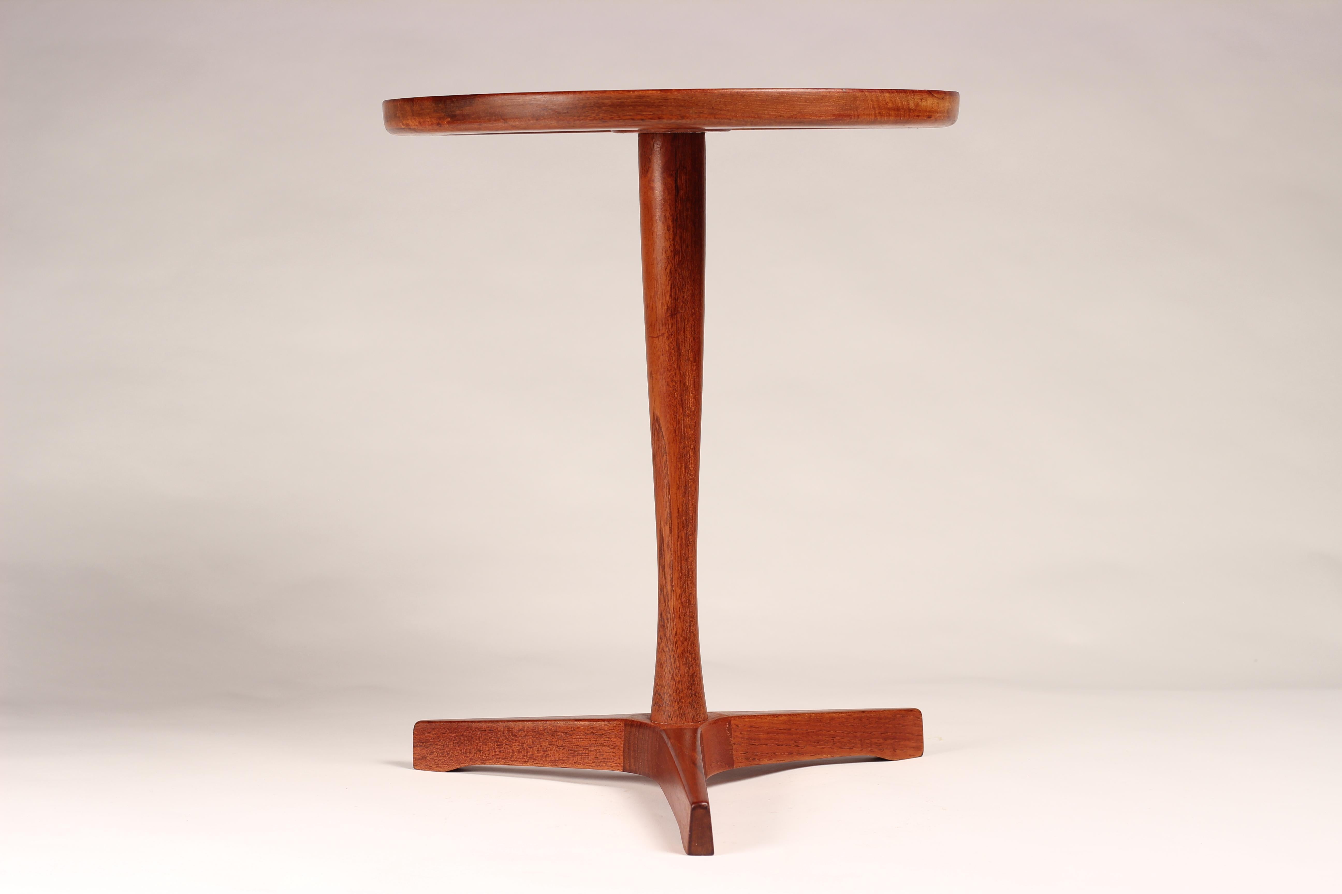 Scandinavian Modern Danish Teak Side Table Designed by Hans Andersen 6