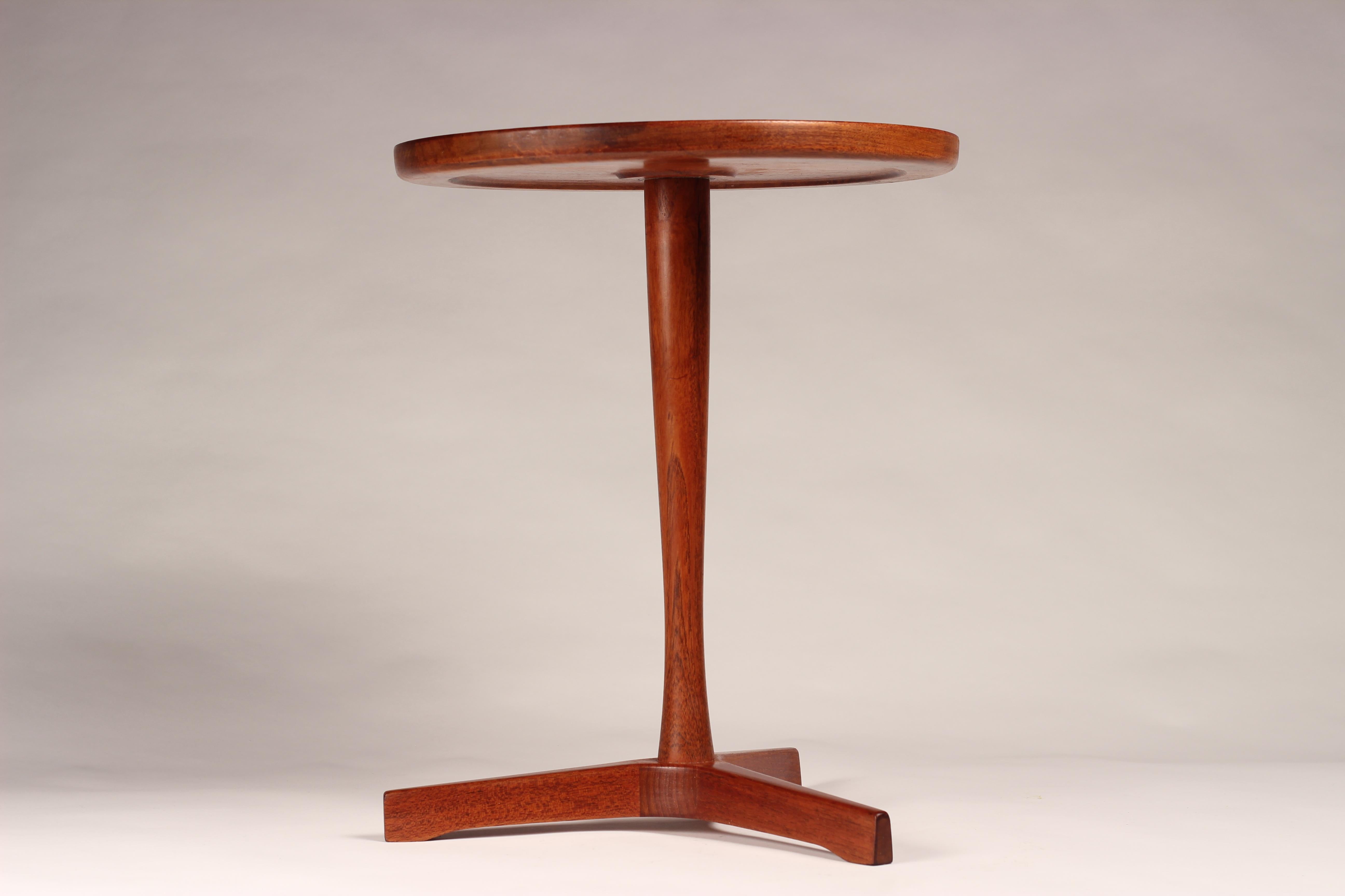 Scandinavian Modern Danish Teak Side Table Designed by Hans Andersen 4