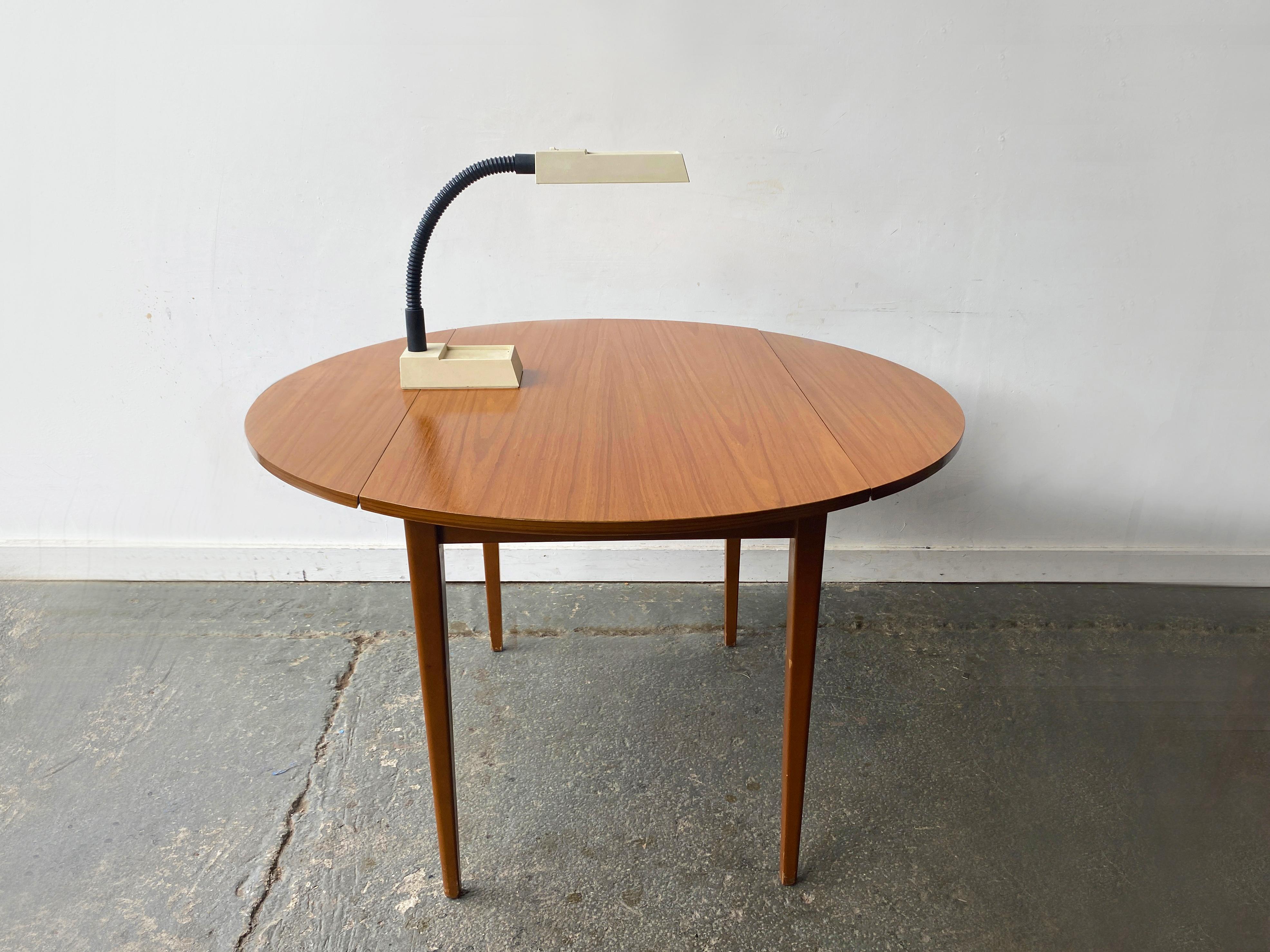Mid-Century small drop leaf dining table with Formica top For Sale 1