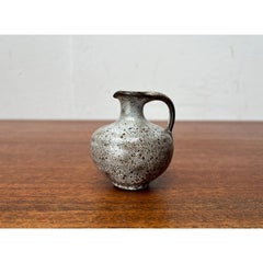 Mid-Century Small German Studio Pottery Carafe Vase by Janne Reckert-Cordua, 60s