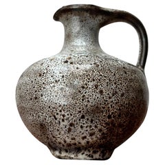 Vintage Mid-Century Small German Studio Pottery Carafe Vase by Janne Reckert-Cordua, 60s