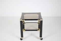 Midcentury Small Glass Table, Vet for, Italy