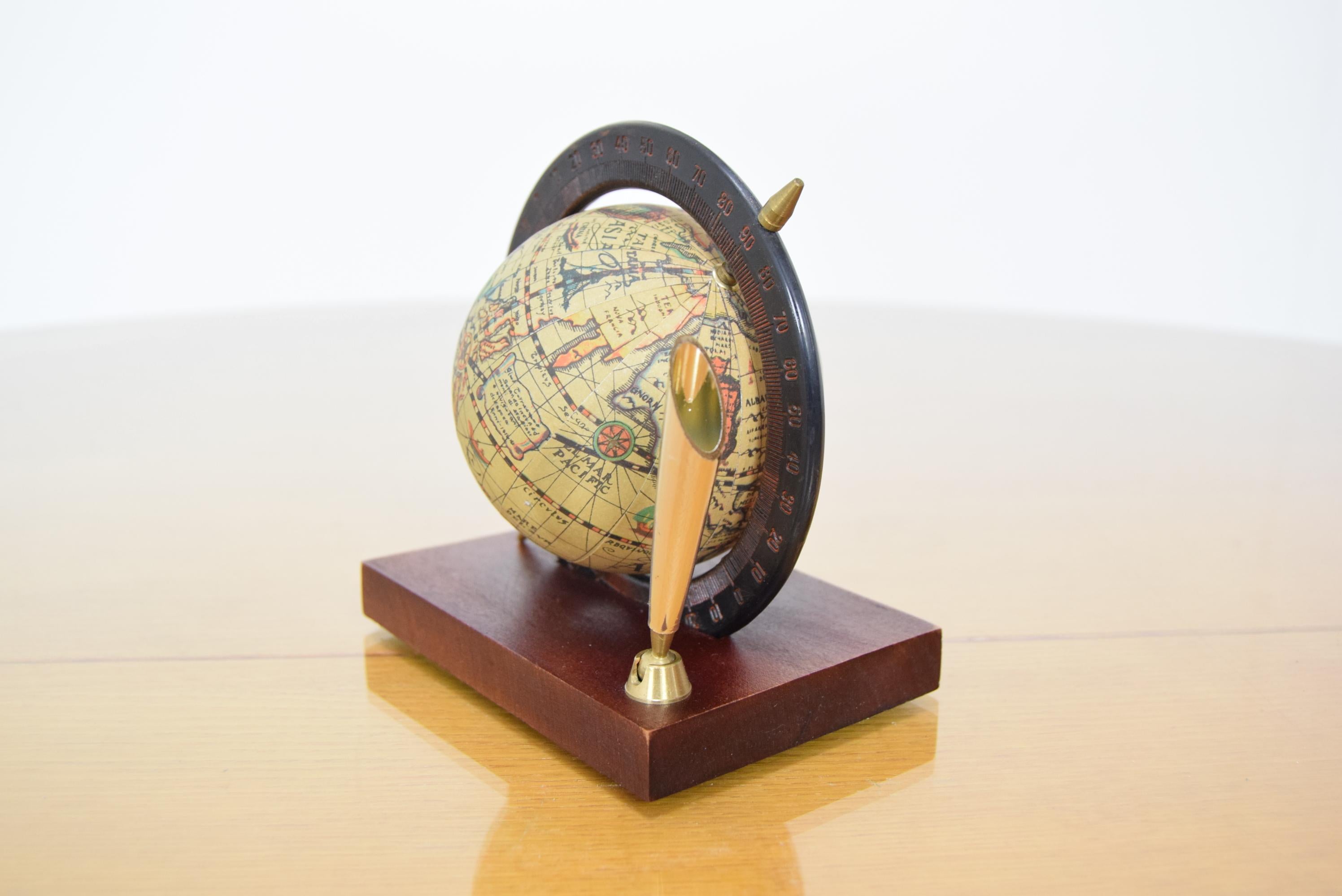 Mid-Century Modern Midcentury Small Globe, circa 1980s