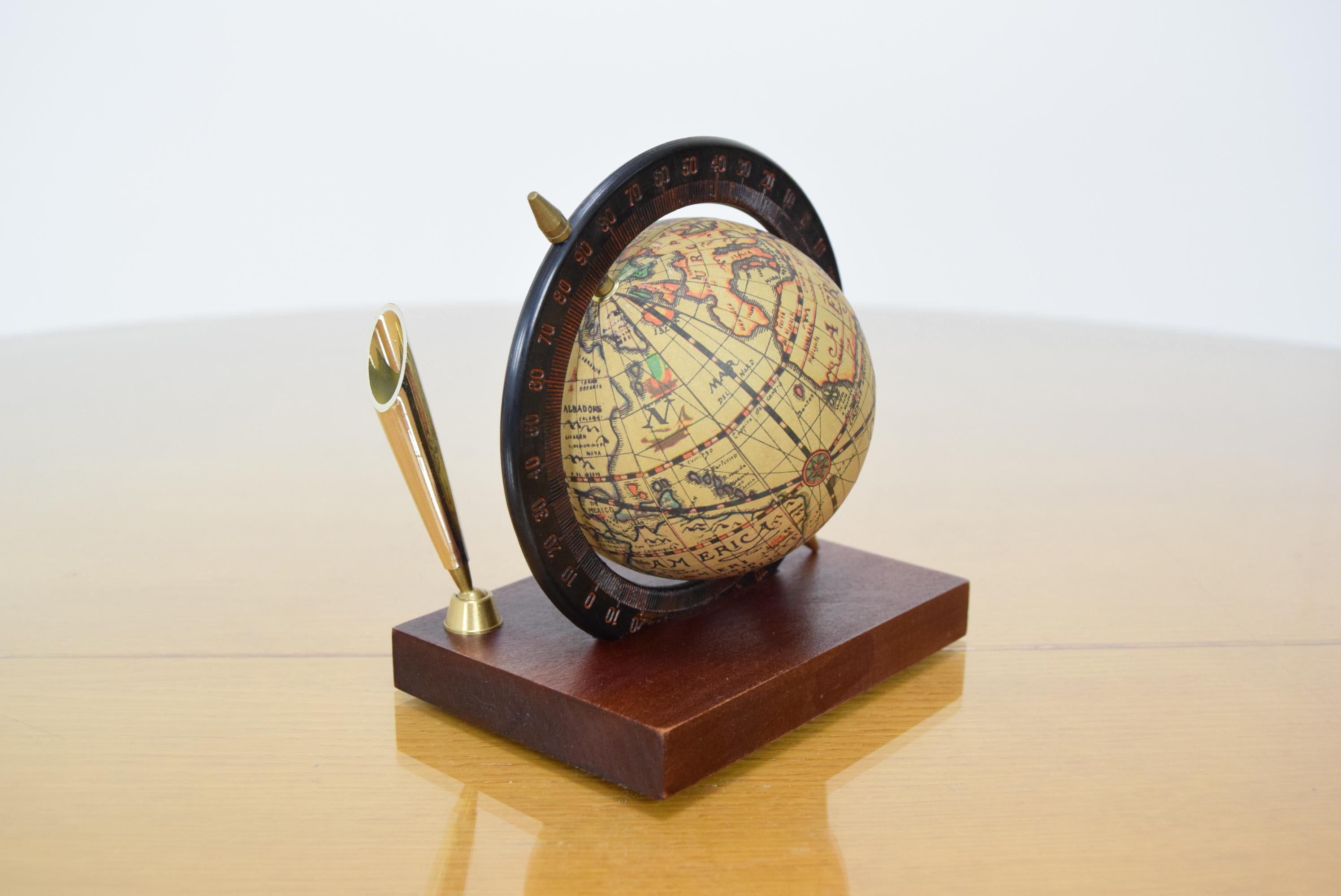 Czech Midcentury Small Globe, circa 1980s