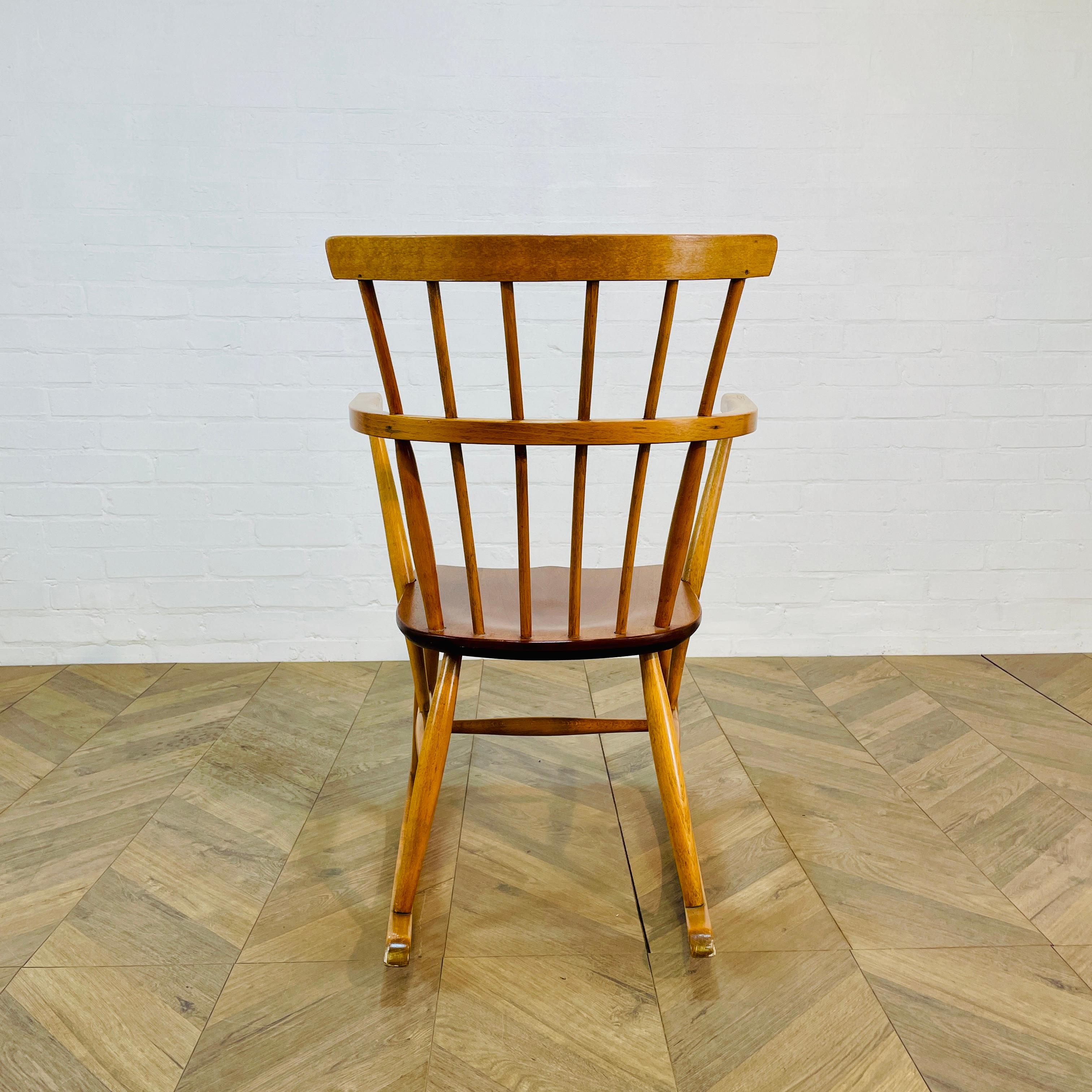 Mid-Century Small Rocking Chair, circa 1960s For Sale 3