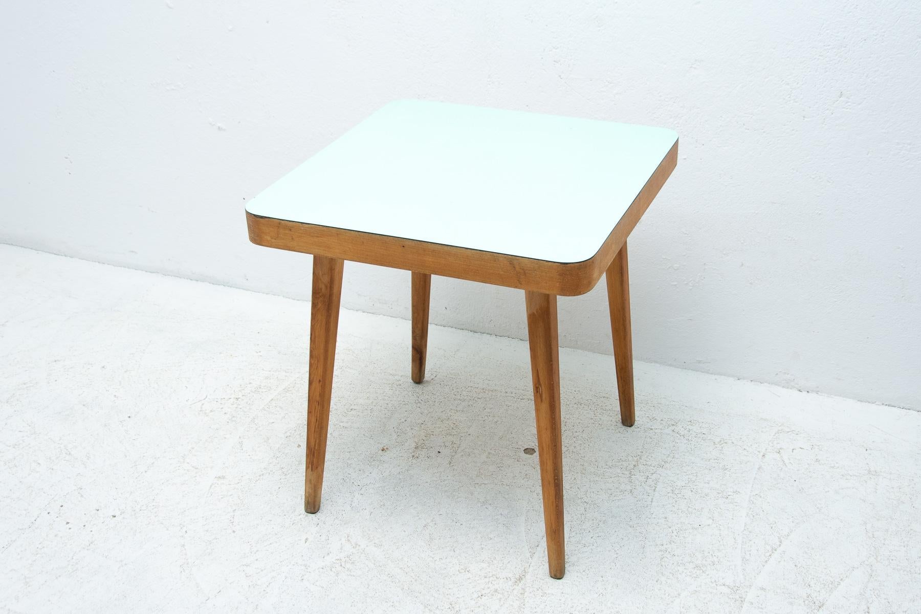 Mid Century Small Side Table, 1960´s, Czechoslovakia For Sale 8