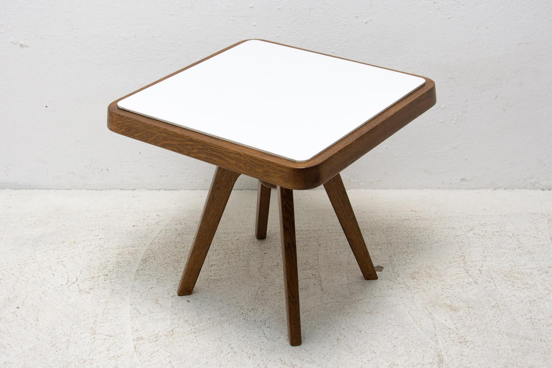 Mid Century Small Side Table or Stool by Krásna Jizba, 1960´s For Sale 6