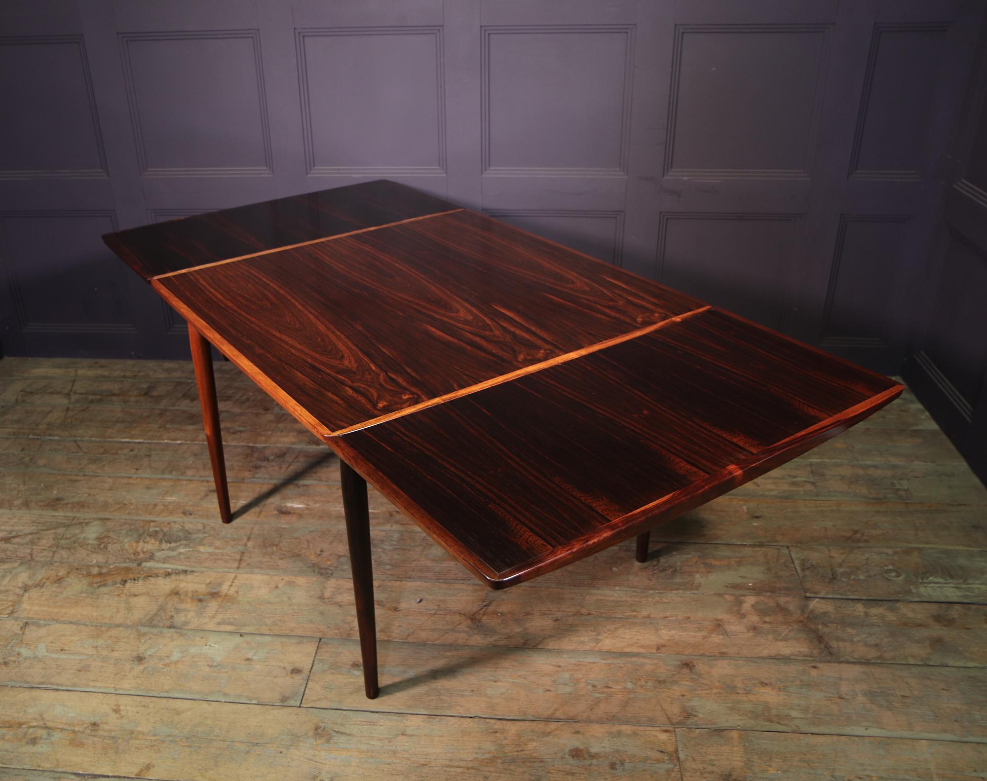 Mid Century Small Square Dining Table by Arne Vodder C1950 4