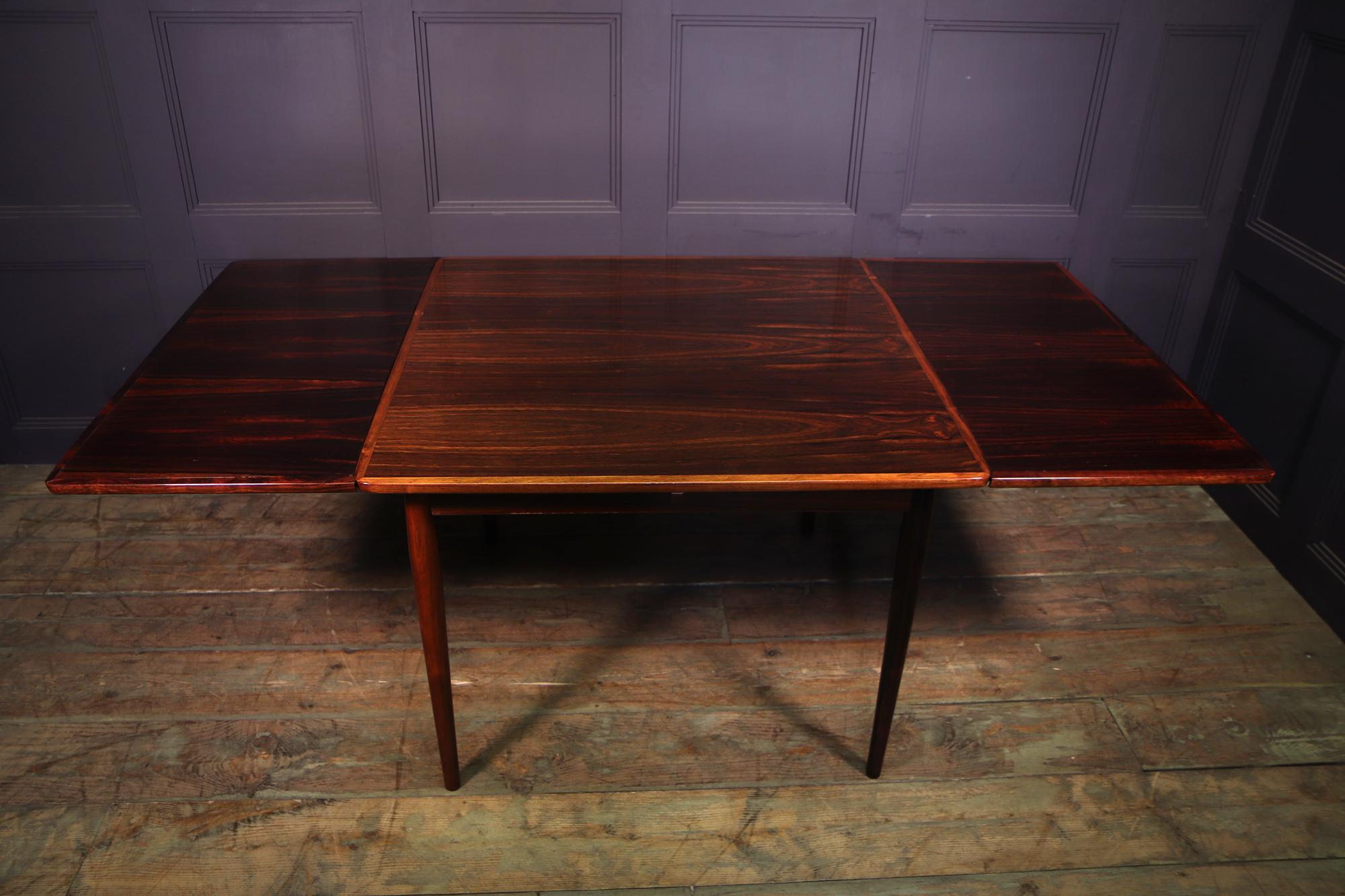 Mid Century Small Square Dining Table by Arne Vodder C1950 In Excellent Condition In Paddock Wood Tonbridge, GB