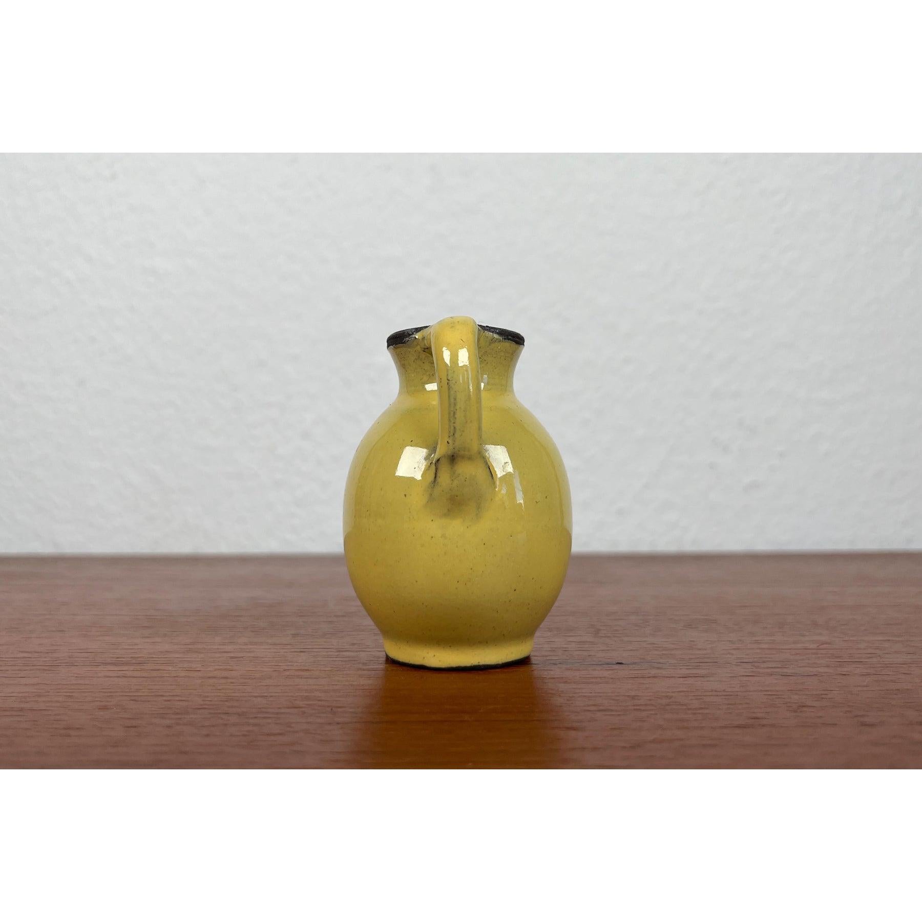 Mid-Century moderno Vaso a caraffa in Studio Pottery di metà secolo di BKW Böttger Keramik Wandsbek in vendita