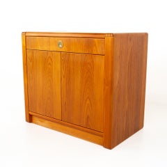 Midcentury Small Teak Credenza Bar